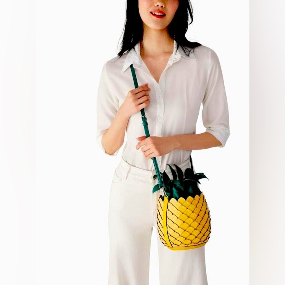 Kate Spade Yellow Pineapple Crossbody Bag - NWOT